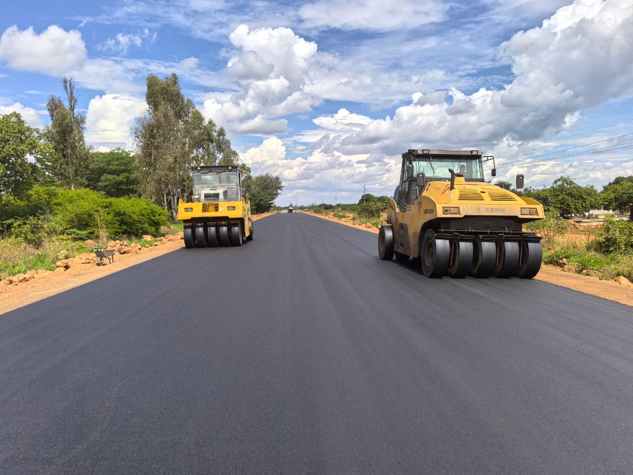 Road construction project